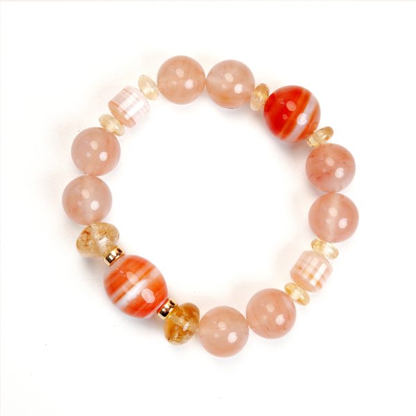 Cosmic Energy Bracelet | Align Your Five Element | Harness the resonant frequency of natural gemstone to connect with the universe's vital energy. This bracelet harmonizes your body's energy field by uniting the five elements within natural crystals